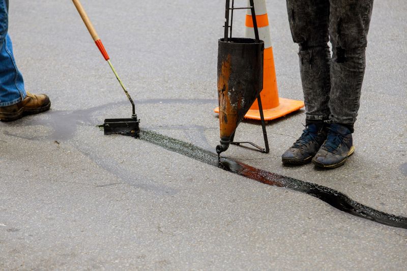 Cracked Asphalt Repair