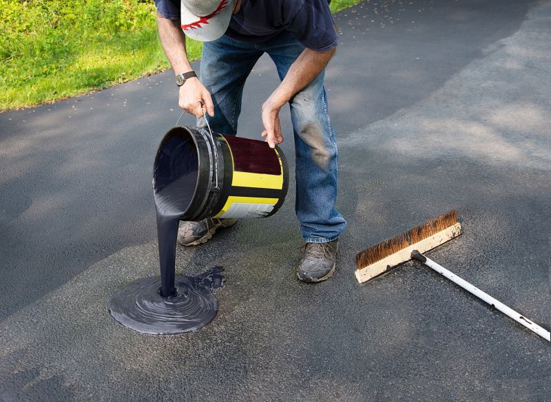 Drying of Asphalt Sealant